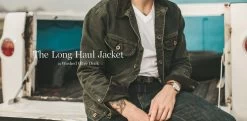 None The Long Haul Jacket In Washed Olive Duck -Fashion Clothes 03 workshop header longhaul olive 01