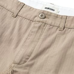The Trail Short In Khaki Herringbone -Fashion Clothes 1M876 The Trail Short KHAKIHERRINGBONE c