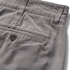 The Foundation Short In Organic Steeple Grey -Fashion Clothes 1m1184 foundation short organic steeple grey d