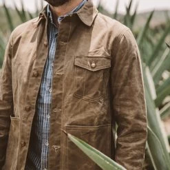 The Project Jacket In Field Tan Beeswaxed Canvas -Fashion Clothes 38 1cd6eca6 289b 4b88 9c12 cdf286d35664