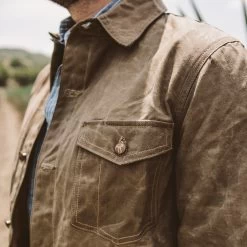 The Project Jacket In Field Tan Beeswaxed Canvas -Fashion Clothes 40 6843e64a 976e 445e 9131 e932b44daf1a