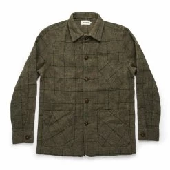 The Ojai Jacket In Windowpane Wool