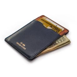 The Minimalist Wallet In Navy -Fashion Clothes BLUE CARD 3