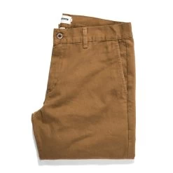 The Slim Chino In Organic British Khaki