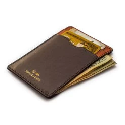 The Minimalist Wallet In Brown -Fashion Clothes BROWN CARD 3