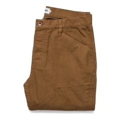 None The Chore Pant In Washed Camel