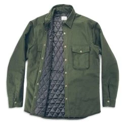 None The Chore Jacket In Army Ripstop Canvas -Fashion Clothes CHORE JACKET GREEN 3
