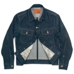 None The Long Haul Jacket In Cone Mills '68 Selvage -Fashion Clothes DENIM JACKET 3