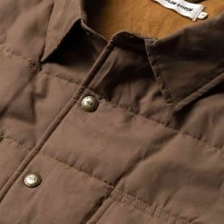 The Garrison Shirt Jacket In British Khaki Dry Wax -Fashion Clothes GIBSON KHAKI 2