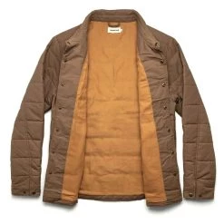 The Garrison Shirt Jacket In British Khaki Dry Wax -Fashion Clothes GIBSON KHAKI 3