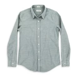 None The Katherine In Seafoam Cotton Linen