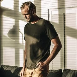 The Heavy Bag Tee In Cypress -Fashion Clothes Heavy Bag Cypress 01