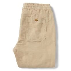 The Apres Pant In Khaki Double Cloth -Fashion Clothes InStock m q222 ApresPant KhakiDoubleCloth 008