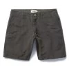 The Morse Short In Dark Charcoal Linen -Fashion Clothes InStock m q421 MorseShort DarkCharcoal 001