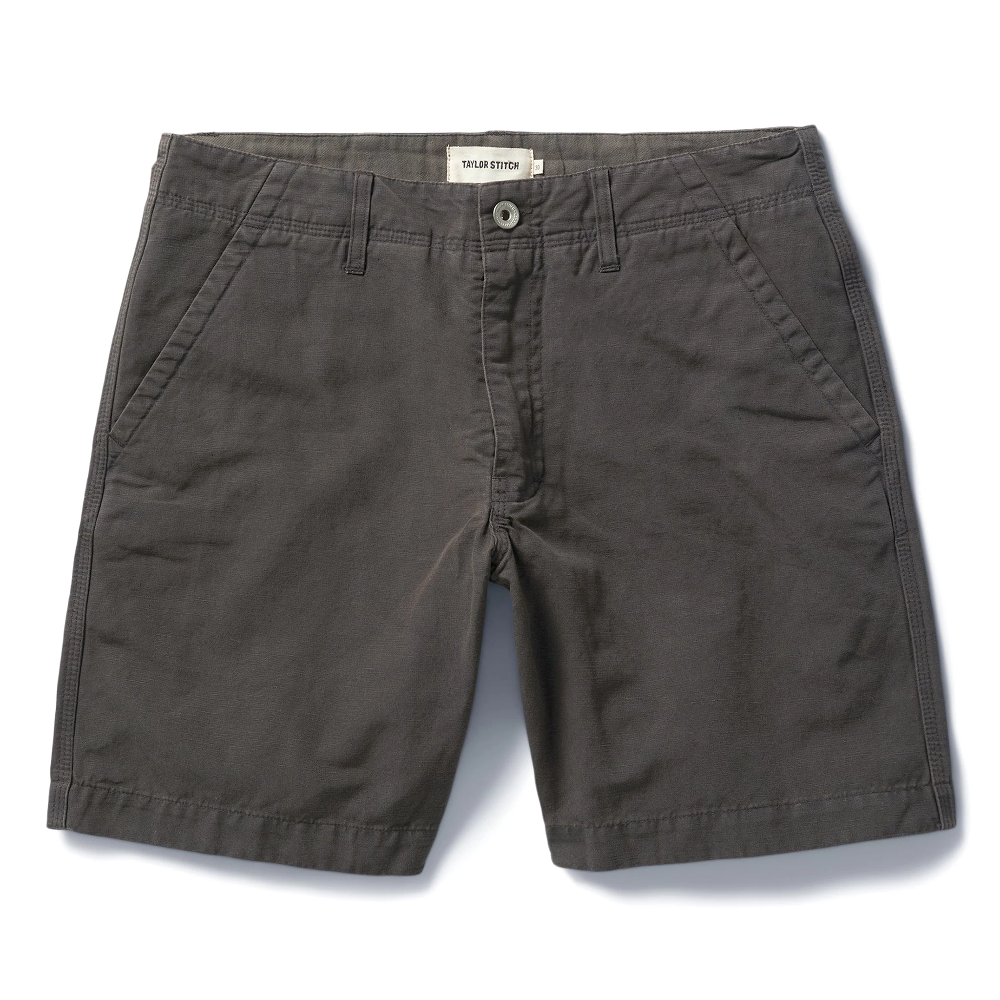 The Morse Short In Dark Charcoal Linen 3 The Morse Short In Dark Charcoal Linen