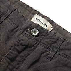 The Morse Short In Dark Charcoal Linen 13 The Morse Short In Dark Charcoal Linen -Fashion Clothes InStock m q421 MorseShort DarkCharcoal 006