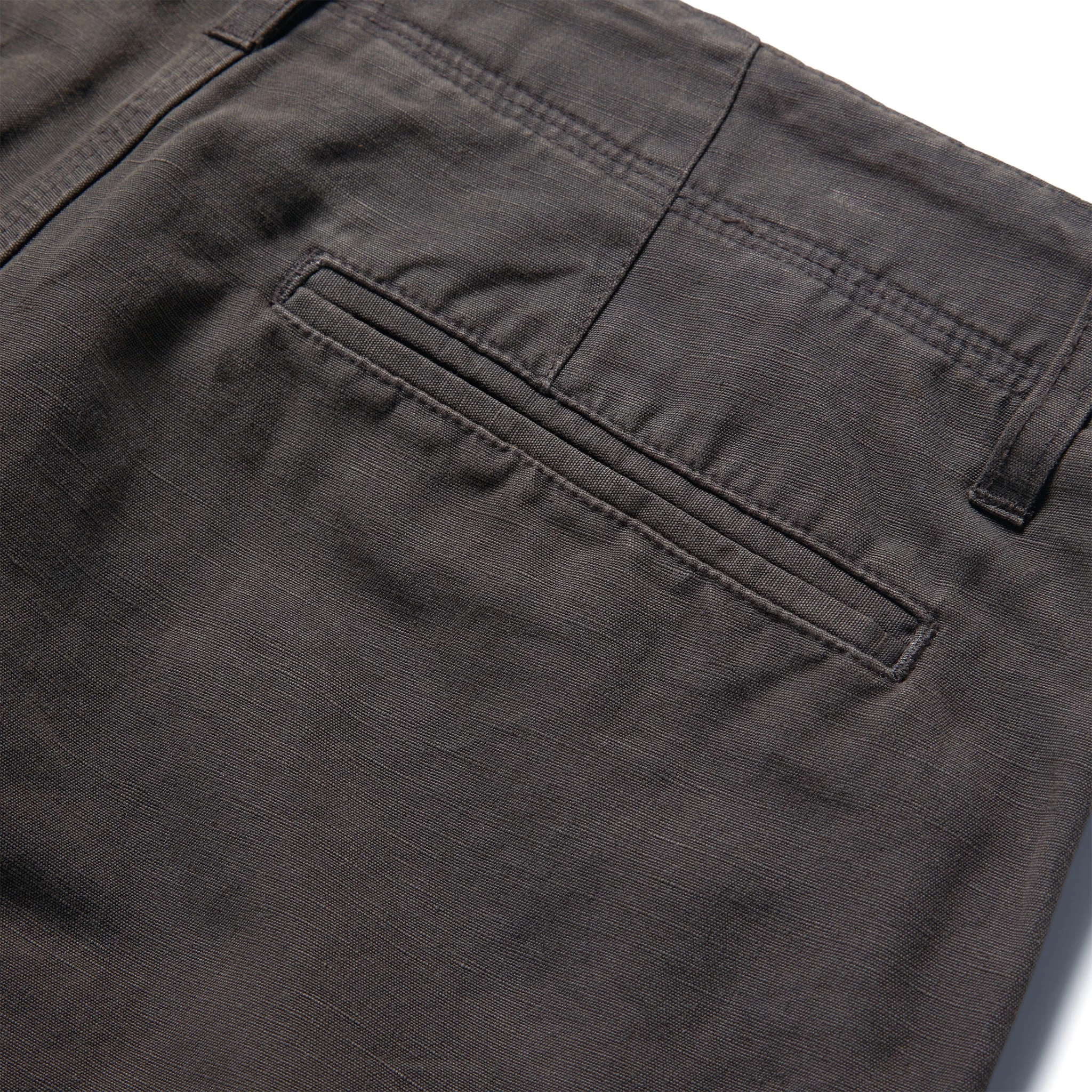 The Morse Short In Dark Charcoal Linen 8 The Morse Short In Dark Charcoal Linen - Image 6