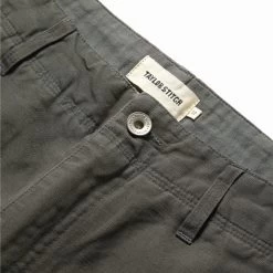 The Morse Short In Dark Slate Linen -Fashion Clothes InStock m q421 MorseShort DarkSlate 006