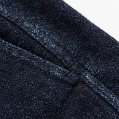 The Après Short In Indigo Crepe -Fashion Clothes Indigo leisure pant 2 2