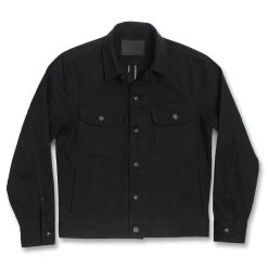 None The Long Haul Jacket In Yoshiwa Mills Black Selvage