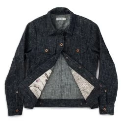 None The Pacific Jacket In Indigo Silk Denim -Fashion Clothes JACKET 3 6f101d8d dc68 4783 8626 27d90929c4d4