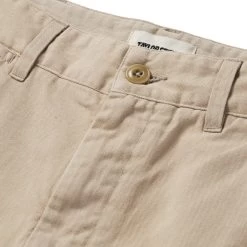 The Foundation Short In Khaki Twill -Fashion Clothes KAHKI3