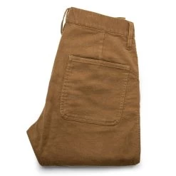 The Camp Pant In British Khaki Moleskin -Fashion Clothes KHAKI CAMP PANT 2