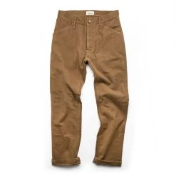 The Camp Pant In British Khaki Moleskin -Fashion Clothes KHAKI CAMP PANT 6