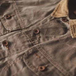 None The Long Haul Jacket In Field Tan Waxed Canvas -Fashion Clothes LONG HAUL TRUCKER TAN 2