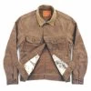 None The Long Haul Jacket In Field Tan Waxed Canvas -Fashion Clothes LONG HAUL TRUCKER TAN 3