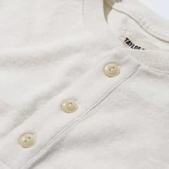 The Heavy Bag Henley In Natural -Fashion Clothes Layer1 3