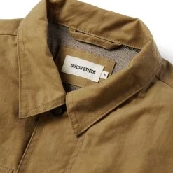 The Lined Longshore Jacket In Harvest Tan Waxed Canvas -Fashion Clothes Layer4 dd2c37ab 2e12 4827 839e 4844caa0ed88