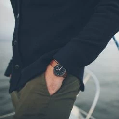 None The Maritime Shirt Jacket In Navy Melton Wool -Fashion Clothes MARITIME SHIRT JACKETS NAVY 5