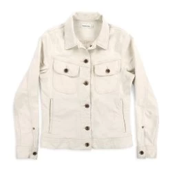 None The Pacific Jacket In Natural Denim