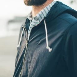 None The Beach Jacket In Navy -Fashion Clothes NAVY JACKET 5