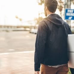 None The Beach Jacket In Navy -Fashion Clothes NAVY JACKET 6