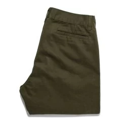 None The Democratic Chino In Olive -Fashion Clothes OLIVE BACK
