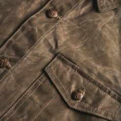 The Project Jacket In Field Tan Beeswaxed Canvas -Fashion Clothes PROJECT JACKET tan 3