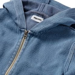 The Riptide Jacket In Washed Indigo Twill -Fashion Clothes Riptide Jacket b
