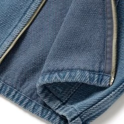 The Riptide Jacket In Washed Indigo Twill -Fashion Clothes Riptide Jacket d