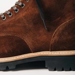 The Moto Boot In Snuff Weatherproof Suede -Fashion Clothes SUEDE5