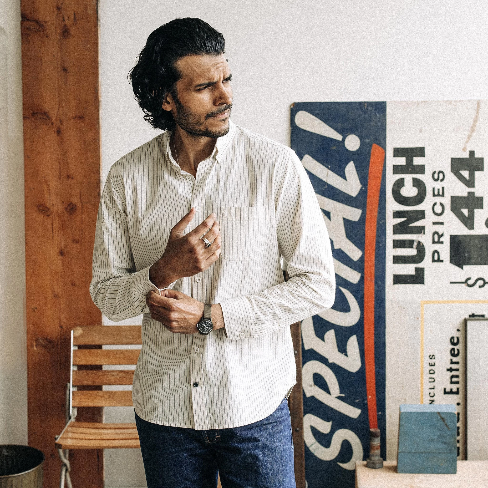 The Jack In Indigo Stripe 4 The Jack In Indigo Stripe - Image 2