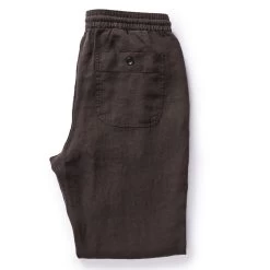 The Apres Pant In Shadow Hemp -Fashion Clothes The Apres Pant ShadowHemp BackFolded