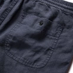 The Apres Short In Marine Hemp -Fashion Clothes The Apres Short MarineHemp Detail2