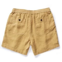 The Apres Short In Wheat Hemp -Fashion Clothes The Apres Short WheatHemp Backnew