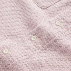 The Conrad Shirt In Orchid Jacquard -Fashion Clothes The Conrad Shirt OrchidJacquard Detail2