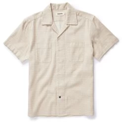 The Conrad Shirt In Sand Jacquard