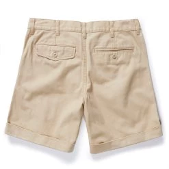 The Matlow Short In Dune Washed Herringbone -Fashion Clothes The Matlow Short DuneWashedHerringbone Backnew