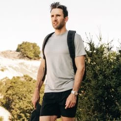 The Merino Base Layer Tee In Sharkskin -Fashion Clothes The Merino Base Layer Tee Sharkskin goruck 005