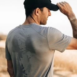 The Merino Base Layer Tee In Sharkskin -Fashion Clothes The Merino Base Layer Tee Sharkskin goruck 006